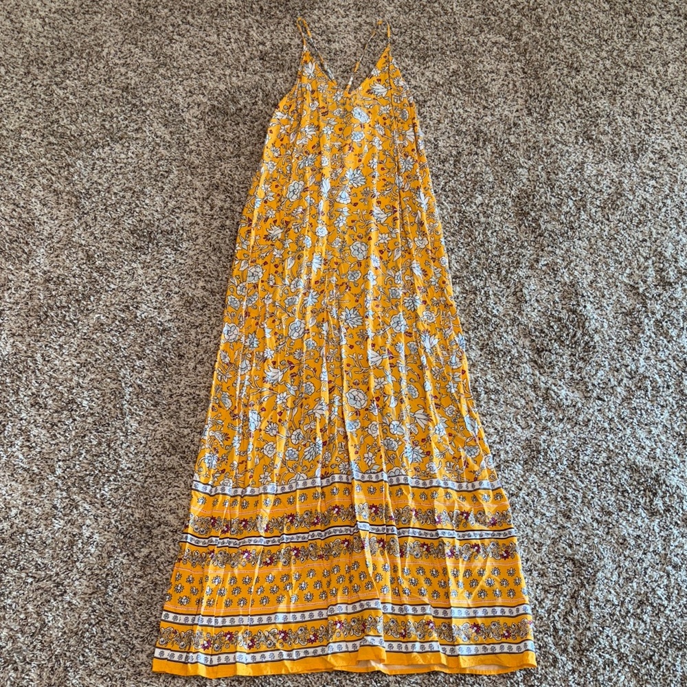 NWOT OLD NAVY Floral A-Line Maxi Dress, Size Small
